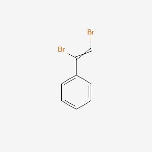 molecular formula C8H6Br2 B3344326 alpha.,beta-Dibromostyrene CAS No. 6607-46-1