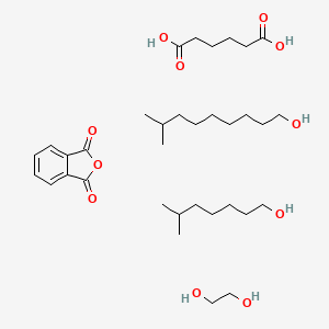 Hexanedioic acid, polymer with 1,2-ethanediol and 1,3-isobenzofurandione, isodecyl isooctyl ester