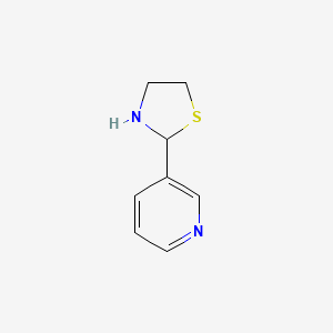 3-(2-Thiazolidinyl)pyridine