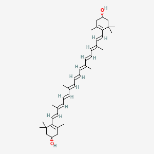 molecular formula C40H56O2 B3344449 Zeaxanthin, (3S,3'S)- CAS No. 72002-36-9