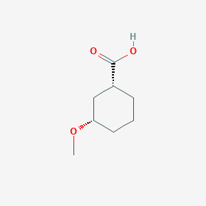molecular formula C8H14O3 B3344484 cis-3-Methoxycyclohexanecarboxylicacid CAS No. 73873-52-6