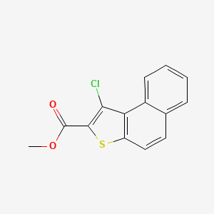 molecular formula C14H9ClO2S B3344651 Methyl 1-chloronaphtho[2,1-B]thiophene-2-carboxylate CAS No. 85992-30-9