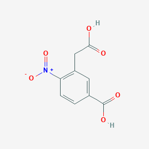 molecular formula C9H7NO6 B3344681 3-(carboxymethyl)-4-nitrobenzoic acid CAS No. 884494-72-8
