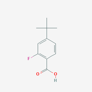 molecular formula C11H13FO2 B3344824 4-(Tert-butyl)-2-fluorobenzoic acid CAS No. 932400-17-4