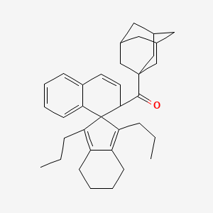 molecular formula C35H44O B3344832 1-Adamantyl-(1',3'-dipropylspiro[2H-naphthalene-1,2'-4,5,6,7-tetrahydroindene]-2-yl)methanone CAS No. 934802-07-0