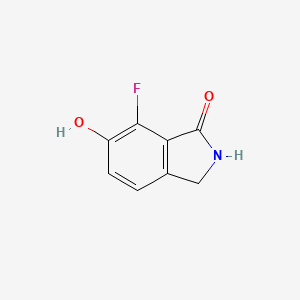 molecular formula C8H6FNO2 B3345087 7-Fluoro-6-hydroxyisoindolin-1-one CAS No. 1007455-32-4