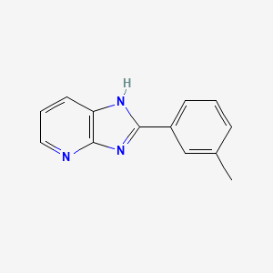 molecular formula C13H11N3 B3345176 2-(3-Methylphenyl)-1H-imidazo[4,5-b]pyridine CAS No. 1019-81-4