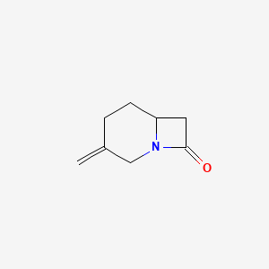 molecular formula C8H11NO B3345225 3-Methylidene-1-azabicyclo[4.2.0]octan-8-one CAS No. 102358-06-5