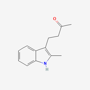 B3345257 2-Butanone, 4-(2-methyl-1H-indol-3-yl)- CAS No. 102948-71-0