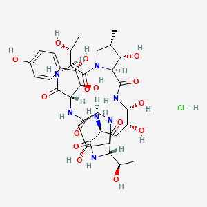 molecular formula C34H52ClN7O15 B3345260 ECBN hydrochloride 