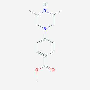 B3345319 Methyl 4-(3,5-dimethylpiperazin-1-yl)benzoate CAS No. 1035271-00-1