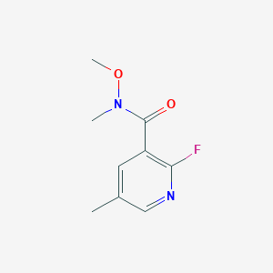 2-fluoro-N-methoxy-N,5-dimethylnicotinamide