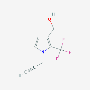 1H-Pyrrole-3-methanol, 1-(2-propynyl)-2-(trifluoromethyl)-