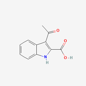 molecular formula C11H9NO3 B3345453 3-Acetyl-1H-indole-2-carboxylic acid CAS No. 105399-10-8