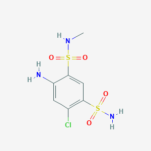4-amino-6-chloro-3-N-methylbenzene-1,3-disulfonamide