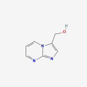 molecular formula C7H7N3O B3345527 Imidazo[1,2-a]pyrimidin-3-ylmethanol CAS No. 106012-55-9