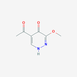 5-Acetyl-3-methoxypyridazin-4(1H)-one