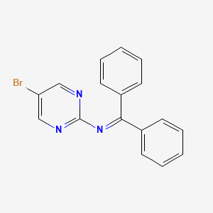 B3345623 5-Bromo-N-(diphenylmethylene)-2-pyrimidinamine CAS No. 1072850-89-5