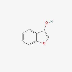 molecular formula C8H6O2 B3345638 3-Benzofuranol CAS No. 107637-99-0