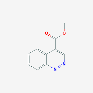 molecular formula C10H8N2O2 B3345648 Methyl Cinnoline-4-carboxylate CAS No. 107858-67-3