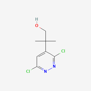 4-Pyridazineethanol, 3,6-dichloro-beta,beta-dimethyl-