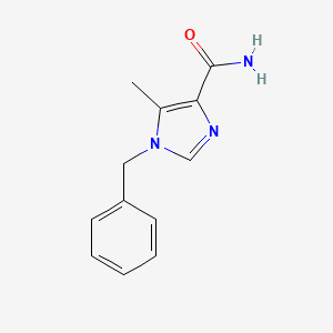 1H-Imidazole-4-carboxamide, 5-methyl-1-(phenylmethyl)-