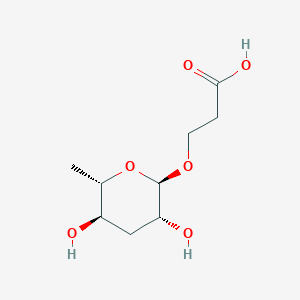 molecular formula C9H16O6 B3345685 ascr#5 CAS No. 1086696-26-5