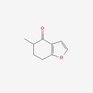 molecular formula C9H10O2 B3345715 5-methyl-6,7-dihydrobenzofuran-4(5H)-one CAS No. 109307-29-1