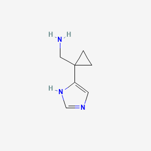 (1-(1H-Imidazol-5-yl)cyclopropyl)methanamine