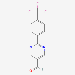 2-(4-Trifluoromethyl-phenyl)-pyrimidine-5-carbaldehyde