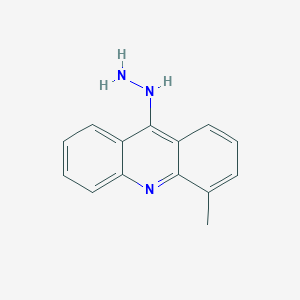 molecular formula C14H13N3 B3345762 9-Hydrazinyl-4-methylacridine CAS No. 110701-29-6