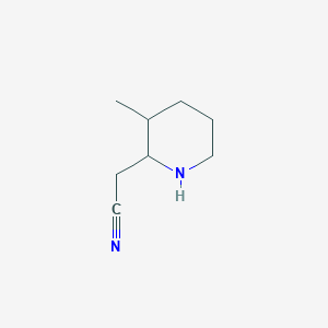 3-Methyl-2-piperidineacetonitrile