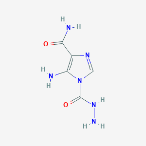 5-Amino-1-(hydrazinecarbonyl)-1H-imidazole-4-carboxamide