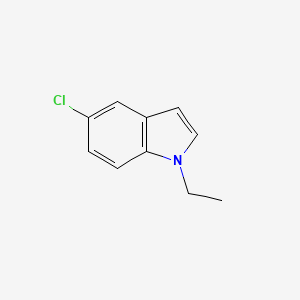 molecular formula C10H10ClN B3345902 5-Chloro-1-ethyl-1H-indole CAS No. 112194-57-7