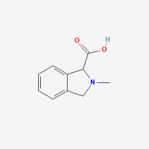 B3346346 2-Methyl-1,3-dihydroisoindole-1-carboxylic acid CAS No. 1179149-61-1