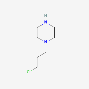molecular formula C7H15ClN2 B3346528 1-(3-Chloropropyl)piperazine CAS No. 120163-60-2