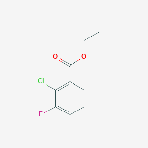 molecular formula C9H8ClFO2 B3346634 Ethyl 2-chloro-3-fluorobenzoate CAS No. 1214379-08-4