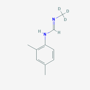 molecular formula C10H14N2 B3346896 Amitraz metabolite-d3 CAS No. 1255517-75-9