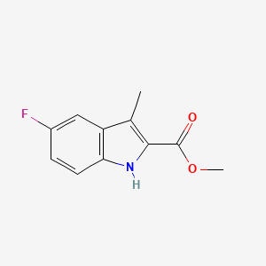 molecular formula C11H10FNO2 B3346952 Methyl 5-fluoro-3-methyl-1H-indole-2-carboxylate CAS No. 1257441-84-1