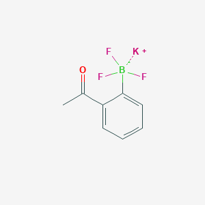 molecular formula C8H7BF3KO B3346953 Potassium (2-acetylphenyl)trifluoroborate CAS No. 1258323-44-2