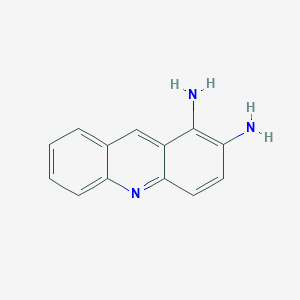 molecular formula C13H11N3 B3347231 Acridinediamine CAS No. 129947-07-5