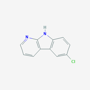 molecular formula C11H7ClN2 B3347317 6-chloro-9H-pyrido[2,3-b]indole CAS No. 13174-91-9