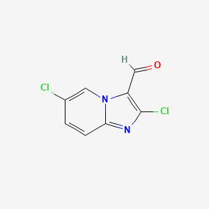 B3347324 2,6-Dichloroimidazo[1,2-a]pyridine-3-carbaldehyde CAS No. 131773-22-3