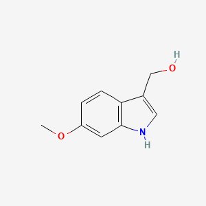 molecular formula C10H11NO2 B3347635 (6-methoxy-1H-indol-3-yl)methanol CAS No. 140862-48-2