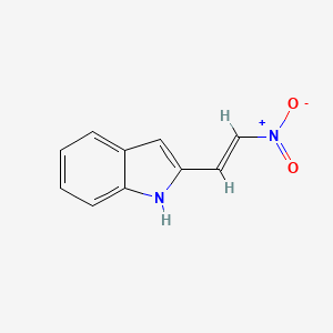 molecular formula C10H8N2O2 B3347713 2-(2-nitrovinyl)-1H-indole CAS No. 14255-18-6