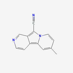 6-Methylpyrido[4,3-A]indolizine-10-carbonitrile