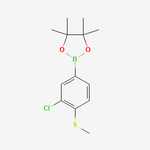 3-Chloro-4-(methylthio)phenylboronic acid pinacol ester