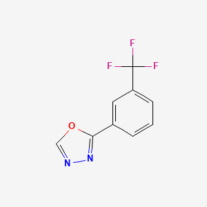 molecular formula C9H5F3N2O B3347842 2-(3-(Trifluoromethyl)phenyl)-1,3,4-oxadiazole CAS No. 1450828-21-3