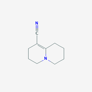 2H-Quinolizine-1-carbonitrile, 3,4,6,7,8,9-hexahydro-