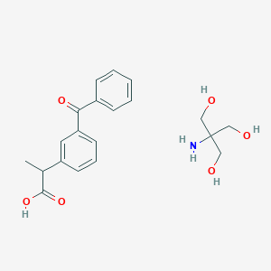 molecular formula C20H25NO6 B033479 Dexketoprofen (trometamol) CAS No. 156604-79-4